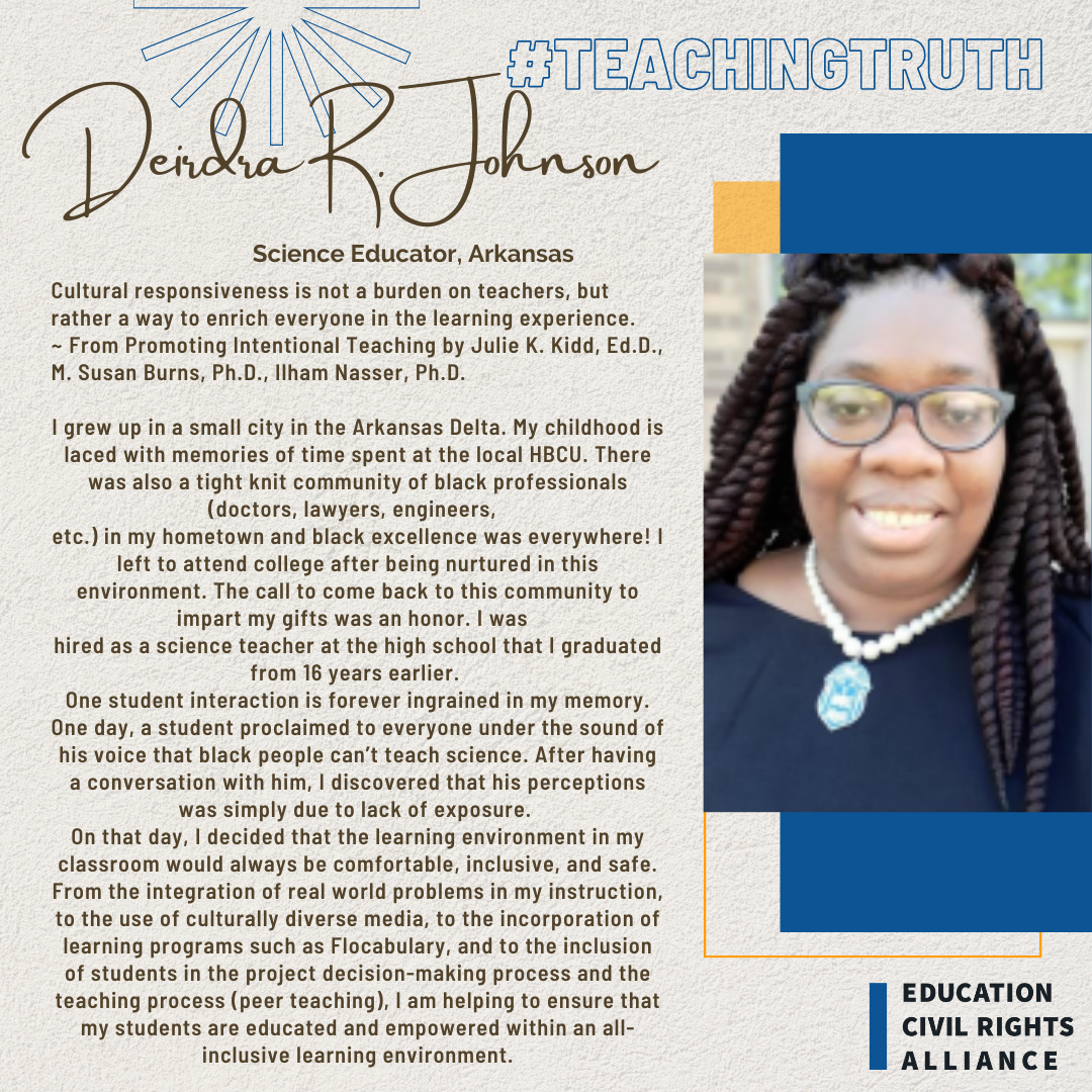 Deirdra Johnson on teachtruth